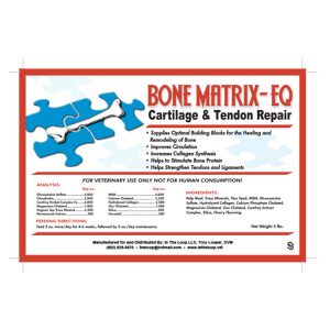 Bone Matrix Equine Cartilage Tendon Repair