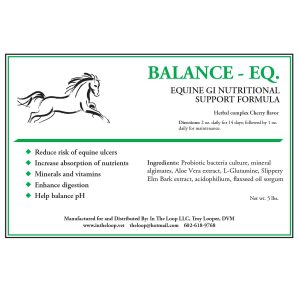 Balance EQ Equine nutritional support formula