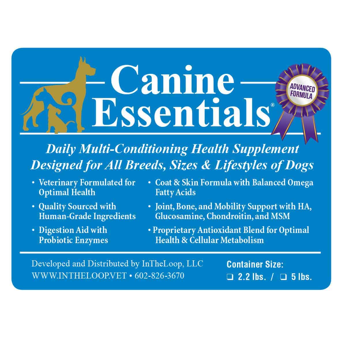 Canine essentials sale